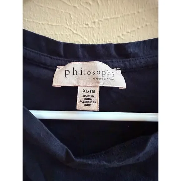 Philosophy 100% Cotton Top Size XL - Picture 4 of 4